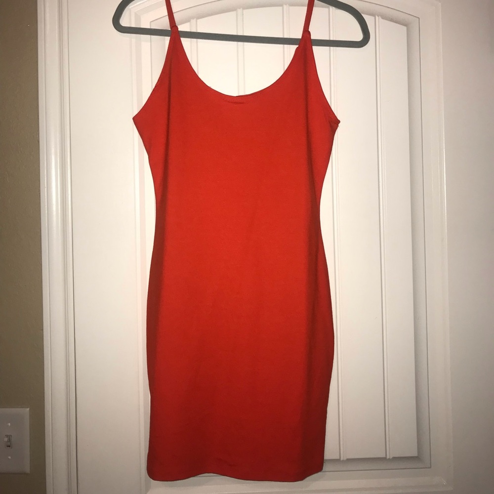 Orange dress